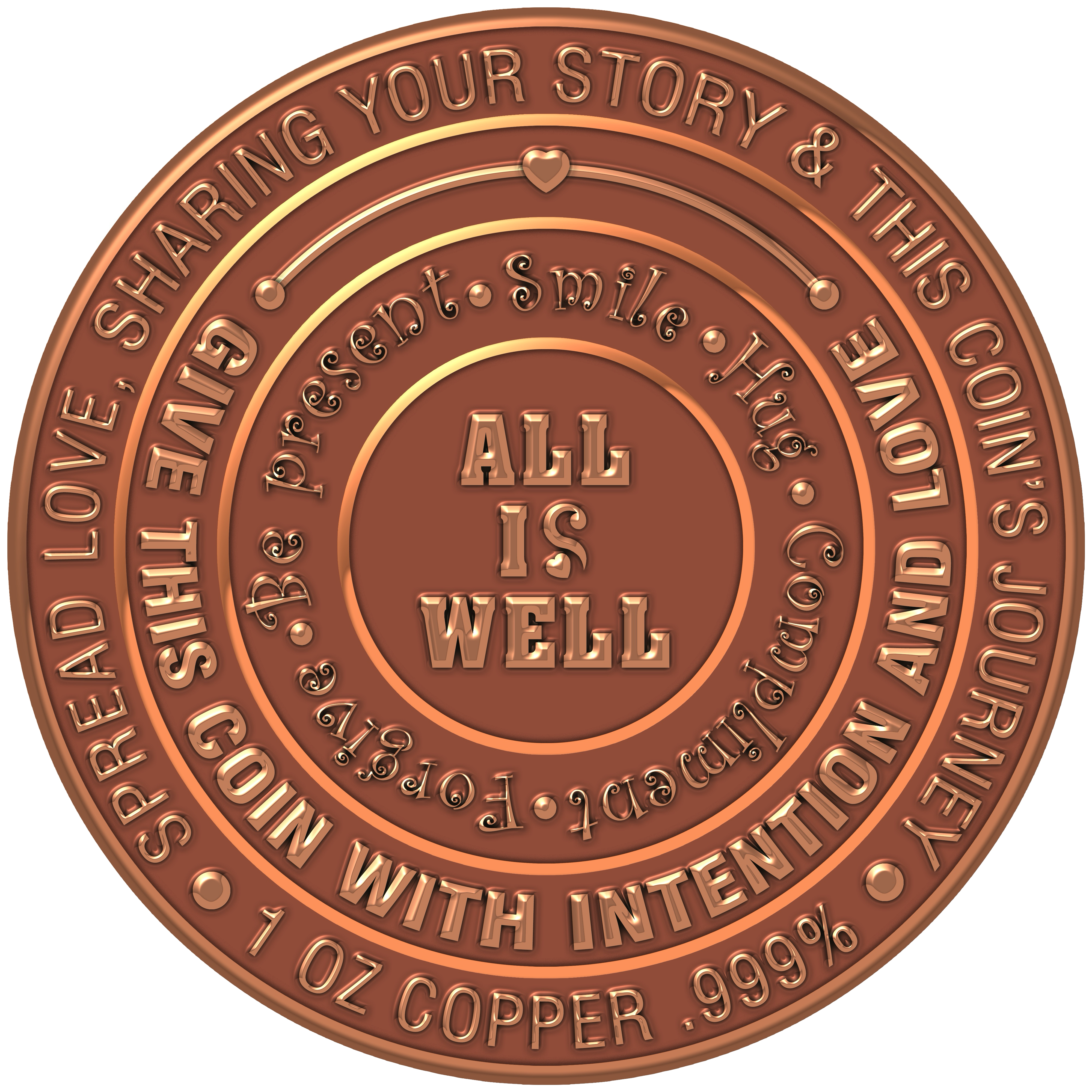 Front of the Tethergy coin